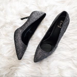 Simply Vera Vera Wang Stevie Lurex Glitter heels